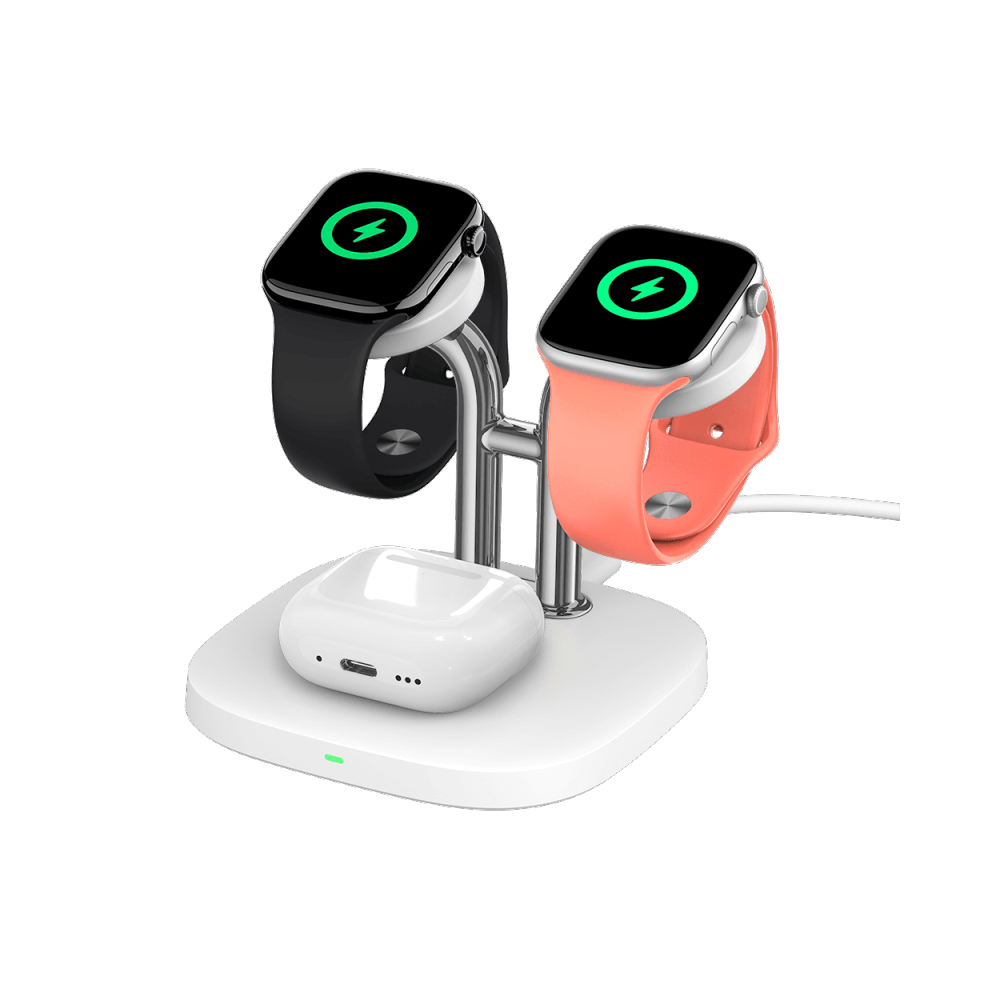 SwanScout 704A - Dupla Óra Vezeték Nélküli Töltő Apple Készülékekhez