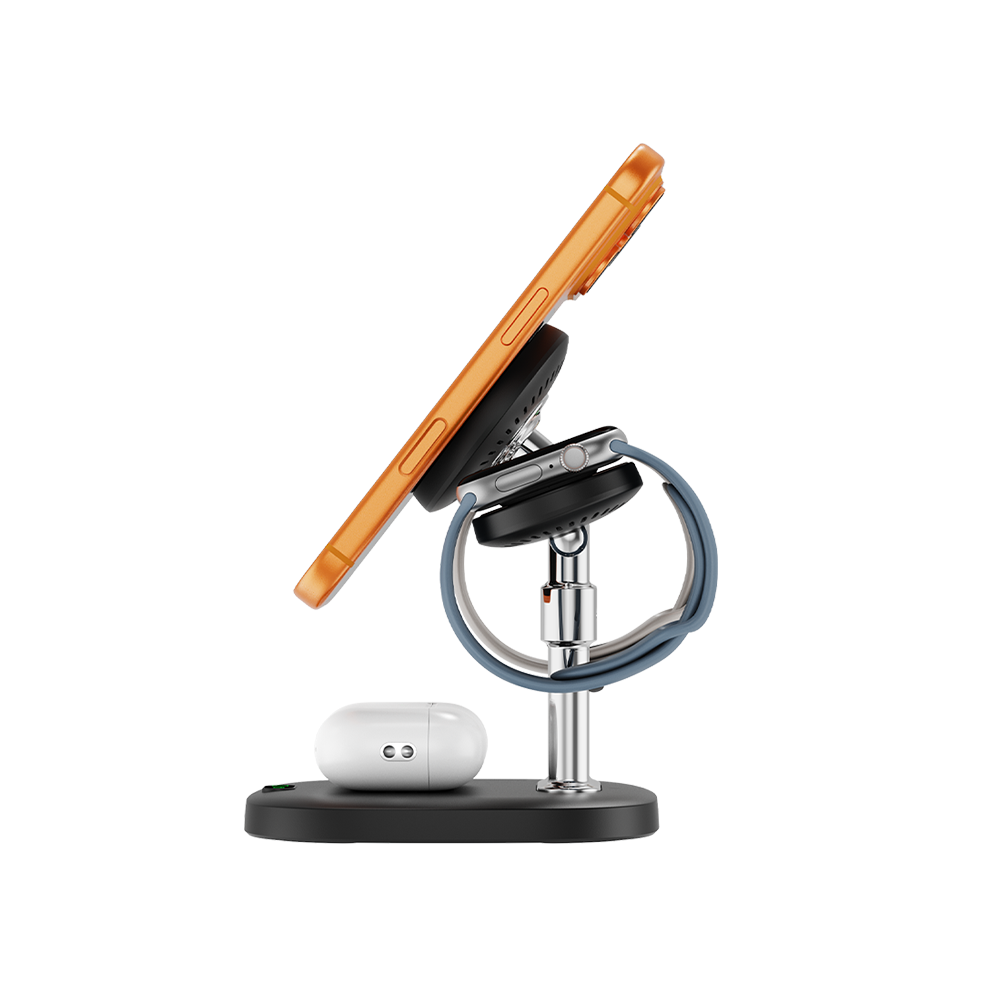 SwanScout 709M - Carregador Sem Fio Magnético 4 em 1 para Apple