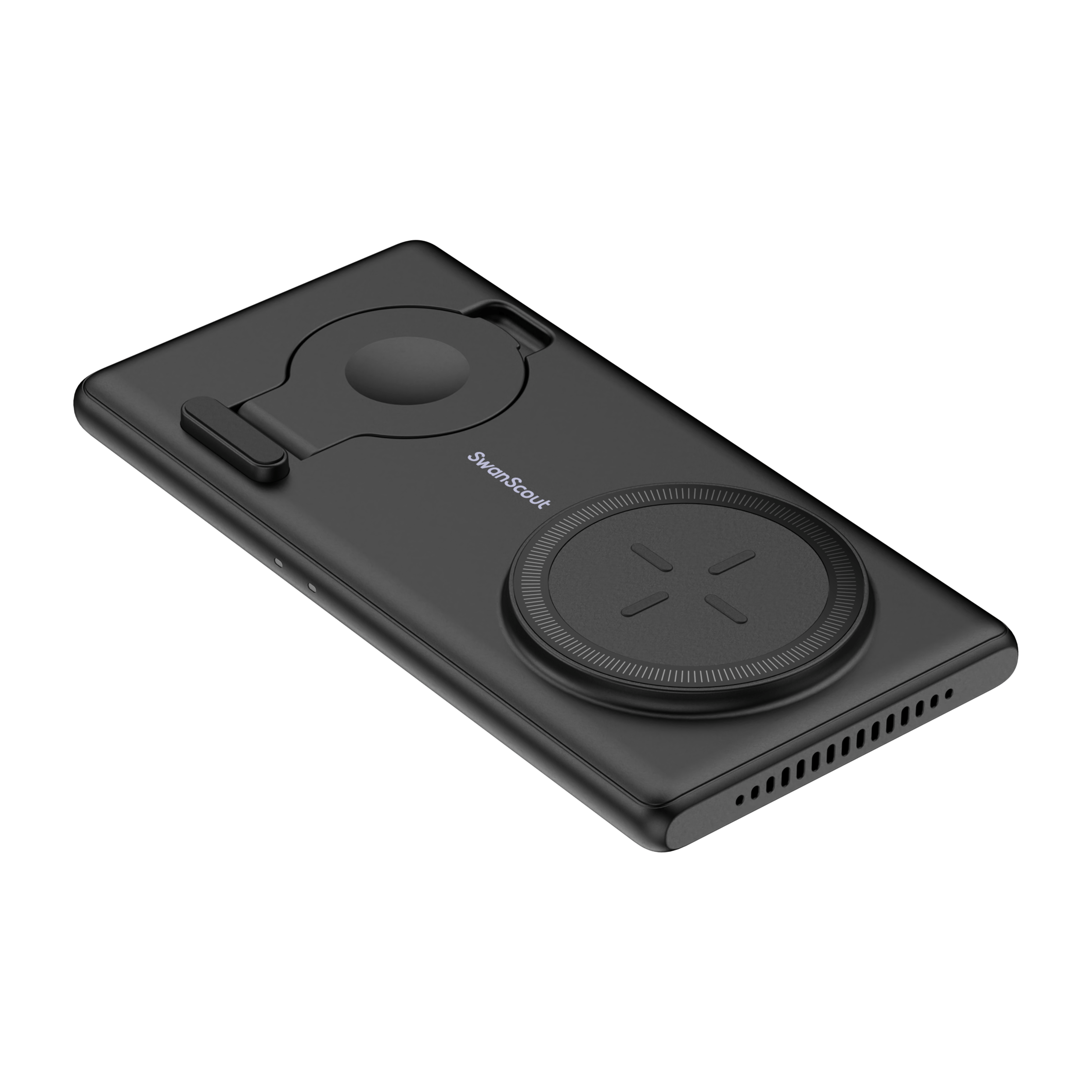 SwanScout 502M foldable 2-in-1 wireless charger for Apple Watch, iPhone, and AirPods, compact design ideal for travel