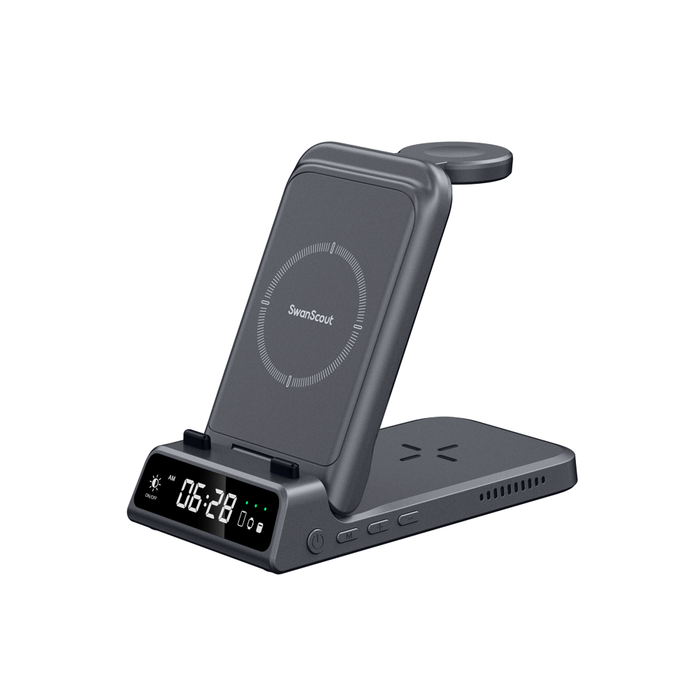 SwanScout 703A - 三合一蘋果專用無線充電器