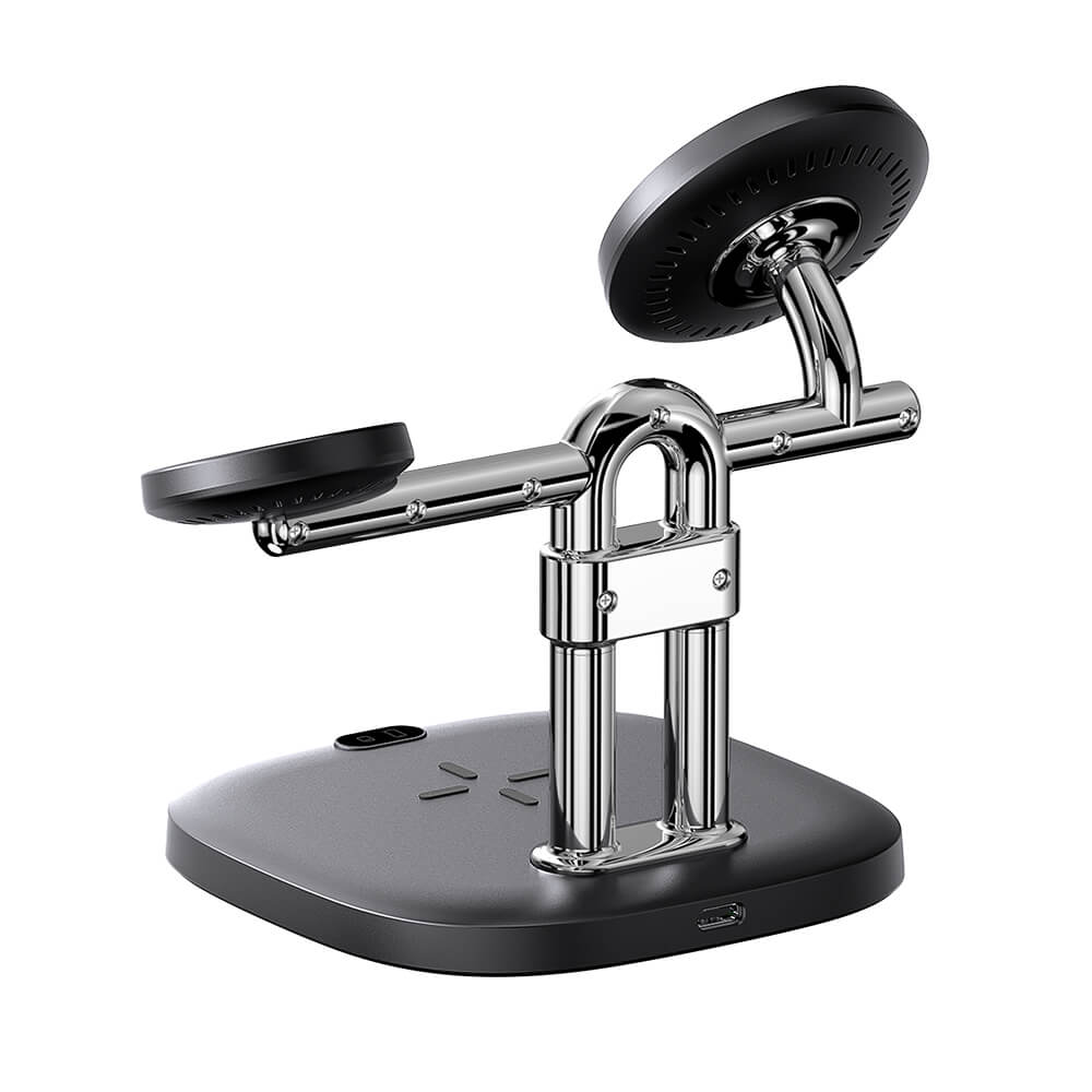 SwanScout 712SM – Stație de încărcare wireless magnetică 3 în 1 pentru Samsung