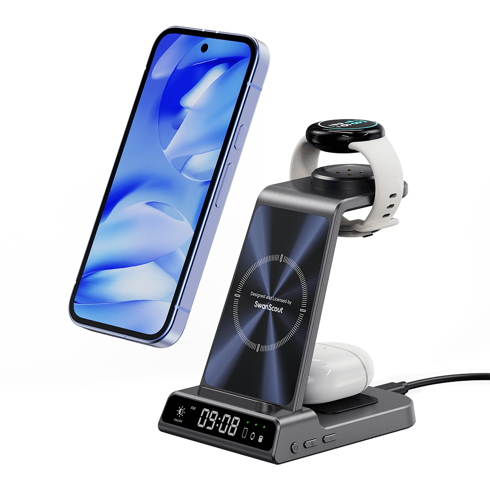 swanscout c01g2 wireless charging station for google pixel