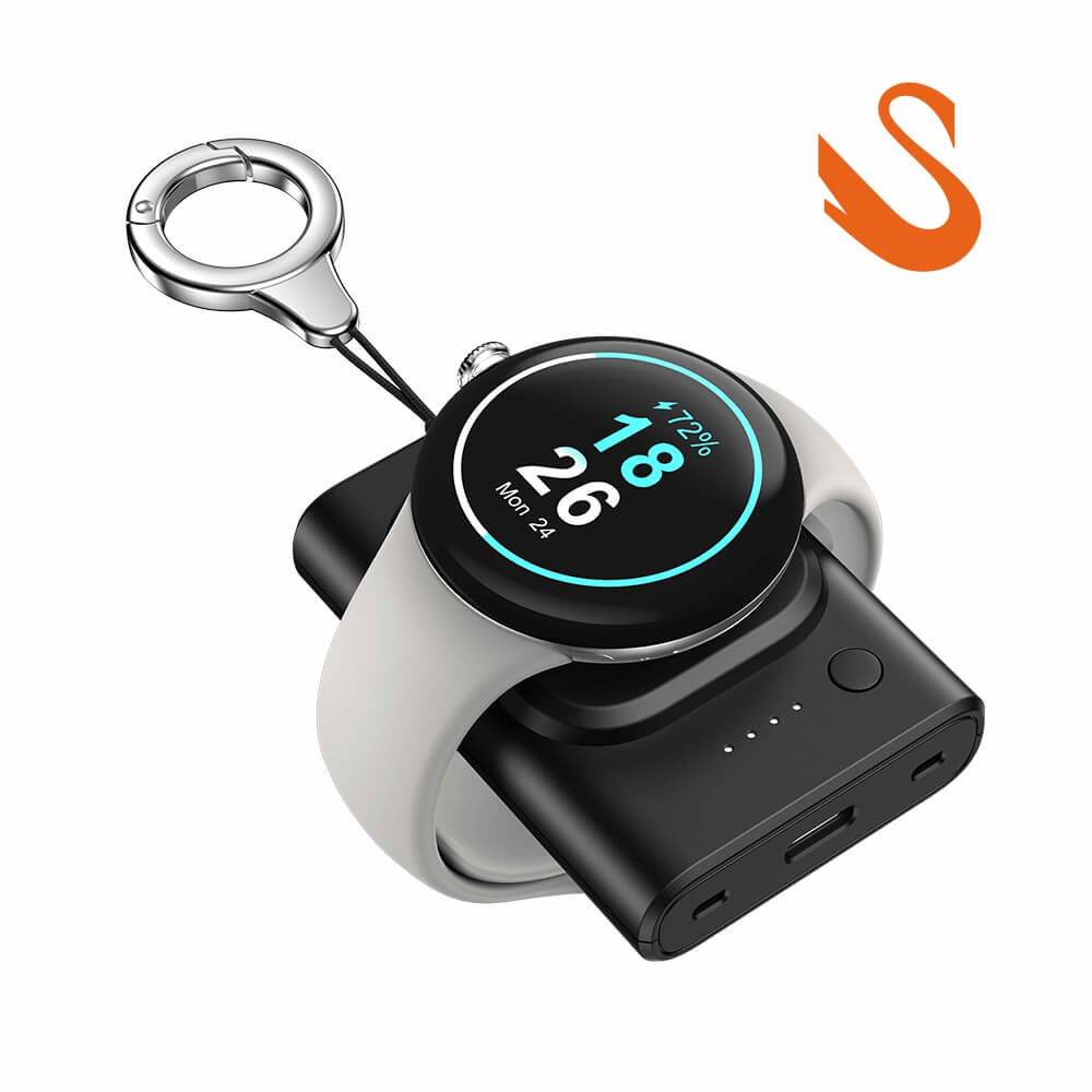 SwanScout 305G2 - 适用于 Pixel Watch 2/3 及 Fitbit 的便携式充电器
