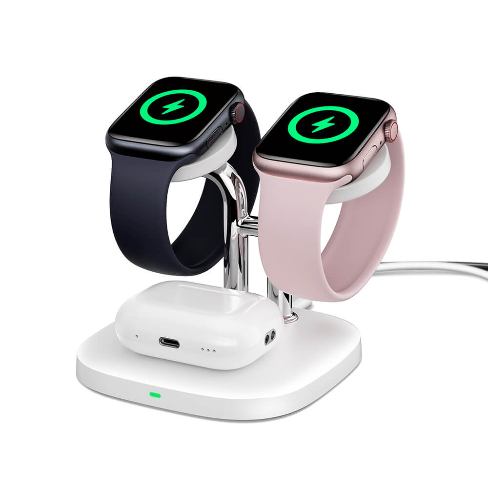 SwanScout 704A - Chargeur Sans Fil Double pour Montres Apple