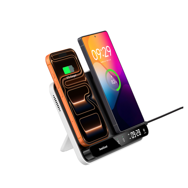 SwanScout 504 - Két telefonos vezeték nélküli töltő
