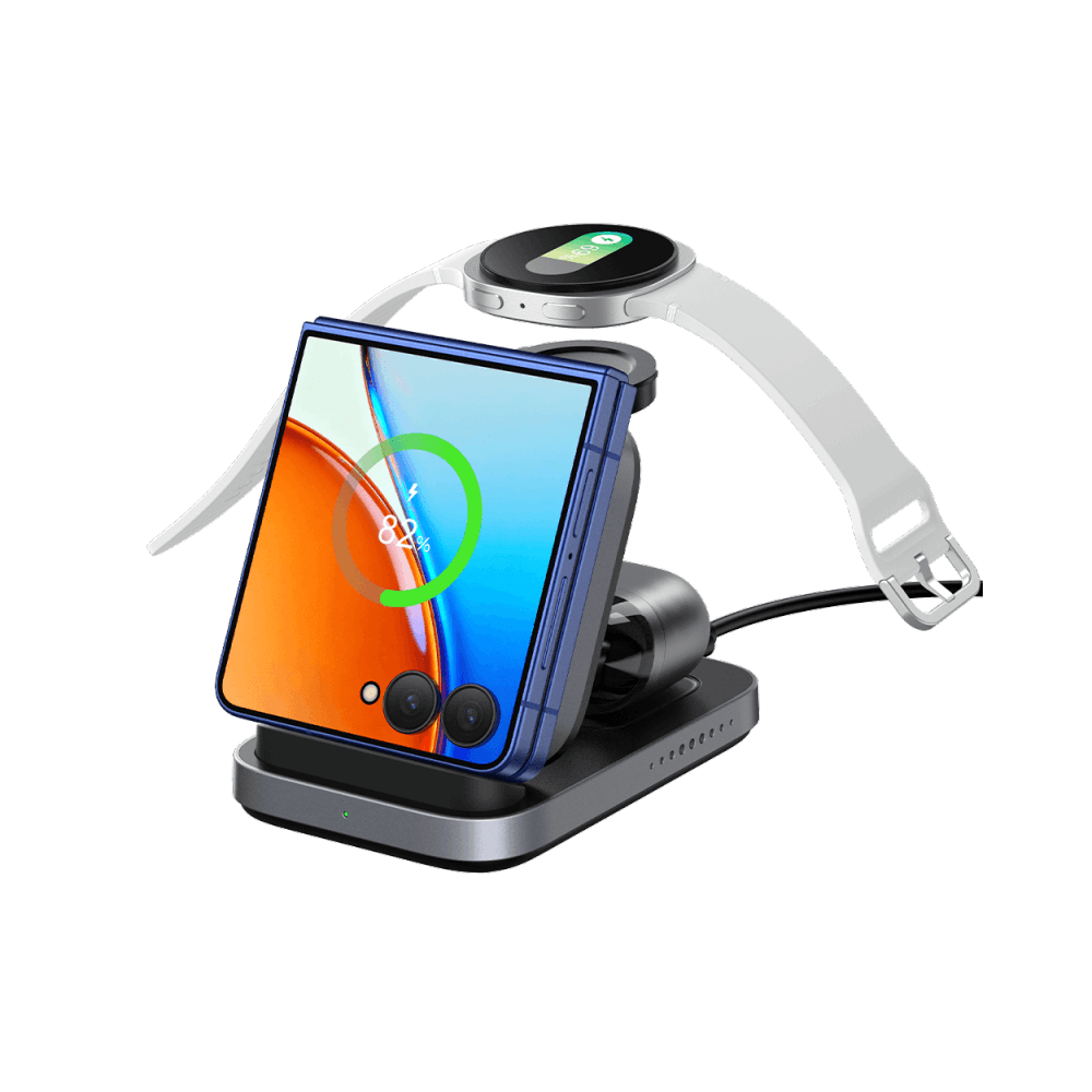 SwanScout 713F – 3-in-1 Wireless Ladegerät für Samsung Z Flip 7