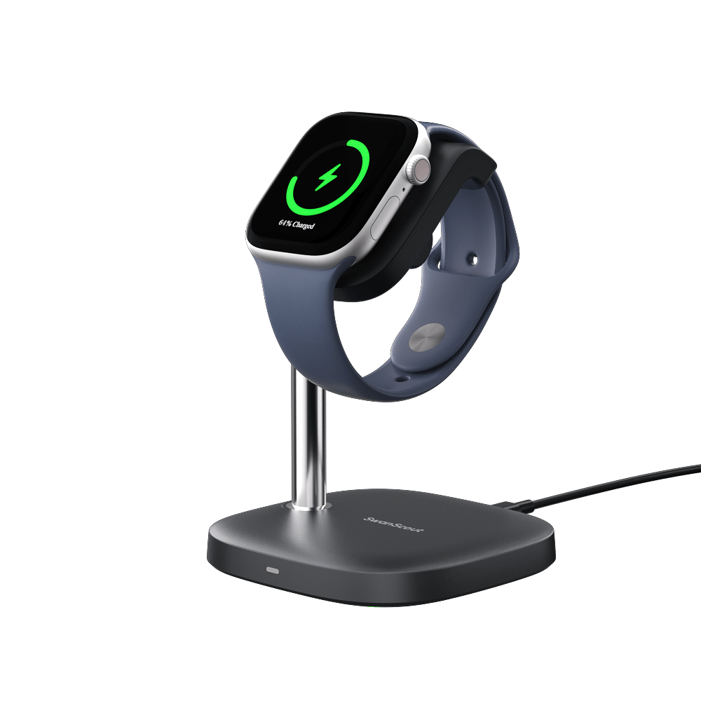 The Apple Watch charger stand offers a sleek and convenient solution for keeping your device charged and accessible at all times.