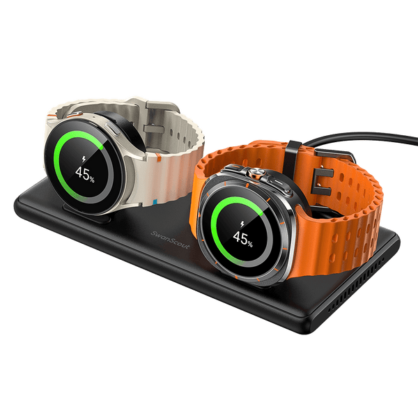 SwanScout 507DS – Dubbel laddare för Samsung-klockor