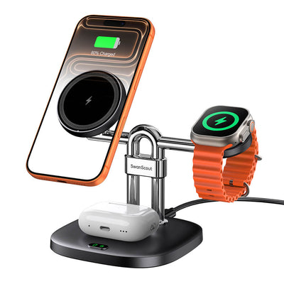 SwanScout 712M – Apple용 3 in 1 마그네틱 무선 충전 스테이션