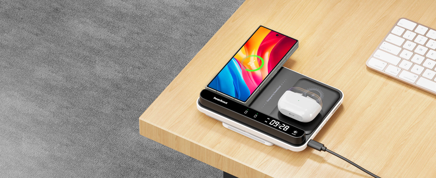 Get fast and wireless power for your Pixel 9 Pro Fold with the SwanScout 504F, made for modern foldable devices.