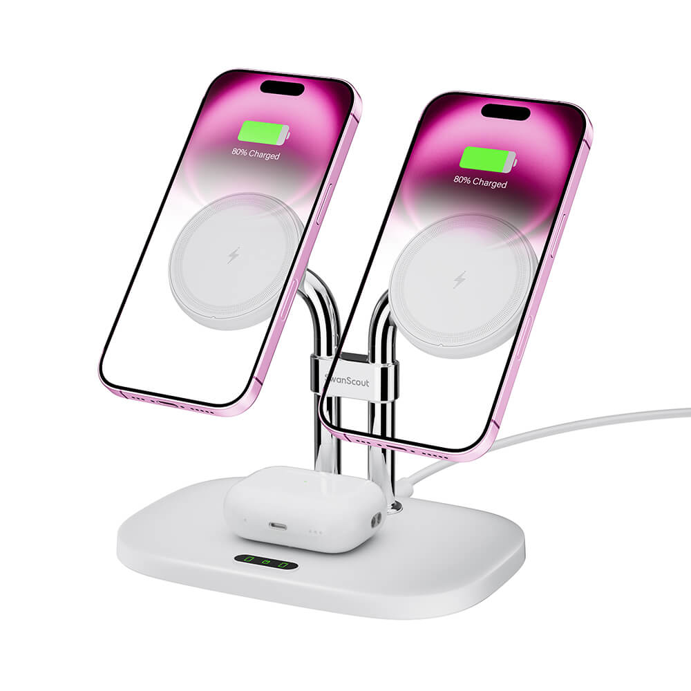 SwanScout 706M - Station de charge magnétique double pour Apple