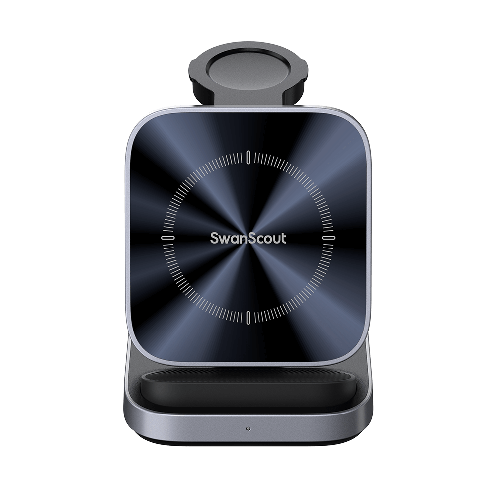 SwanScout 713F – Caricatore wireless 3-in-1 per Samsung Z Flip 7