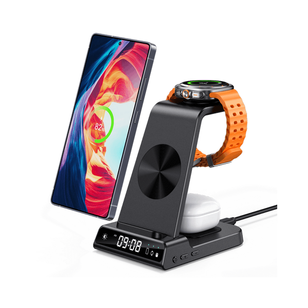 SwanScout C01 - 삼성용 3-in-1 무선 충전 스탠드