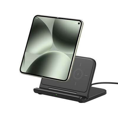 SwanScout 503G wireless charger for Google Pixel Fold, seamless tri-coil charging for unfolded foldable phones, ultra-light and pocket-ready for travel