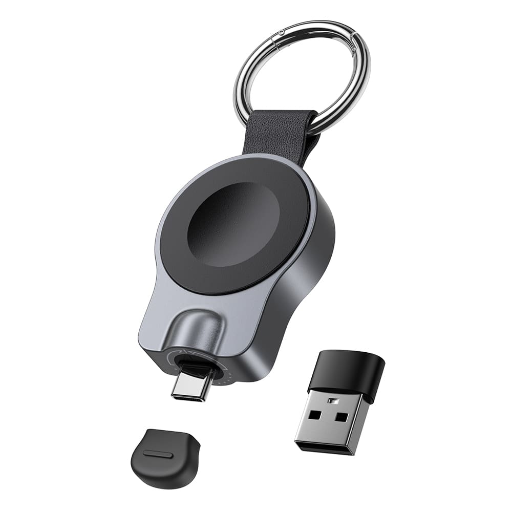 SwanScout 510A - شاحن سريع محمول لساعة آبل بتصميم USB-C دوار