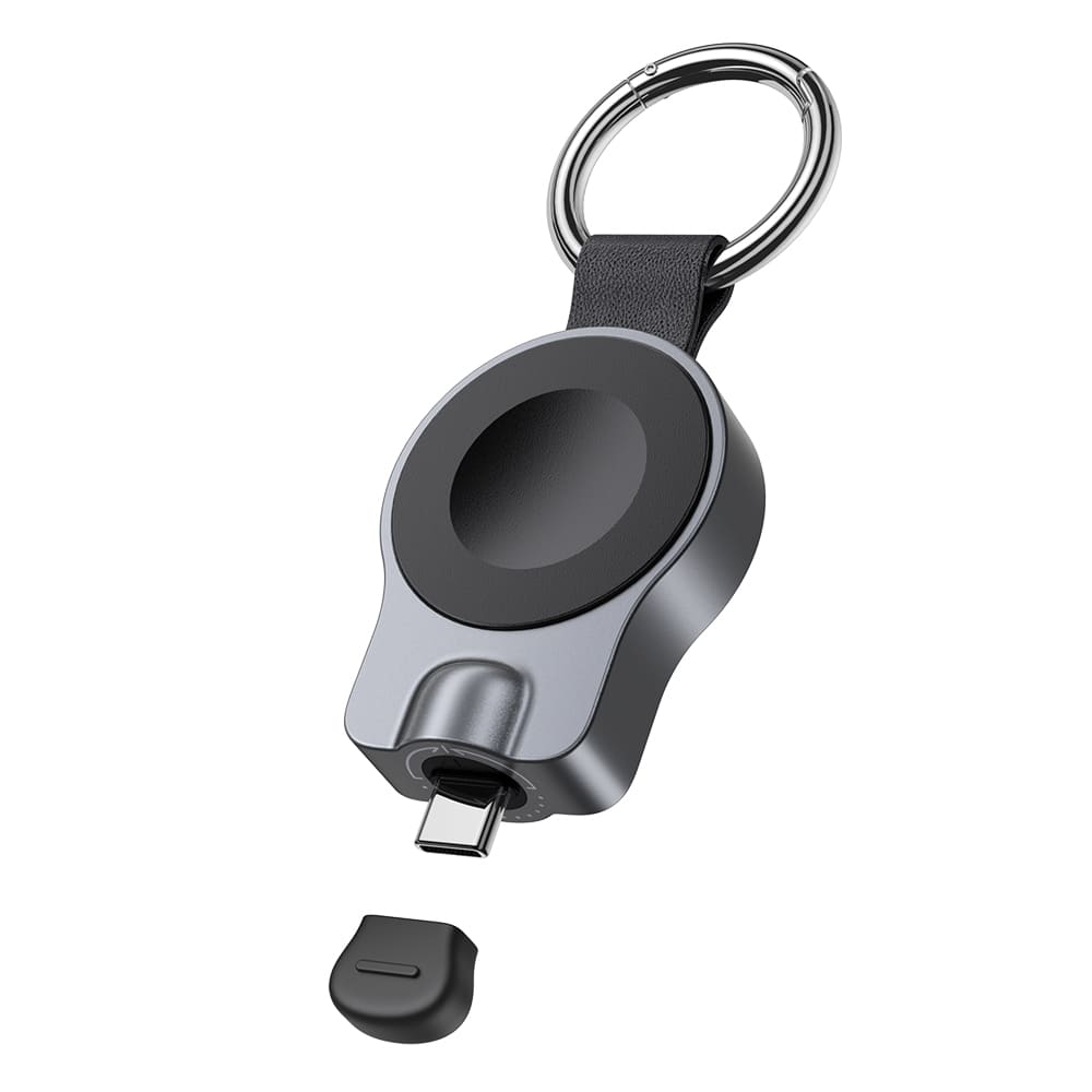 SwanScout 510A - شاحن سريع محمول لساعة آبل بتصميم USB-C دوار