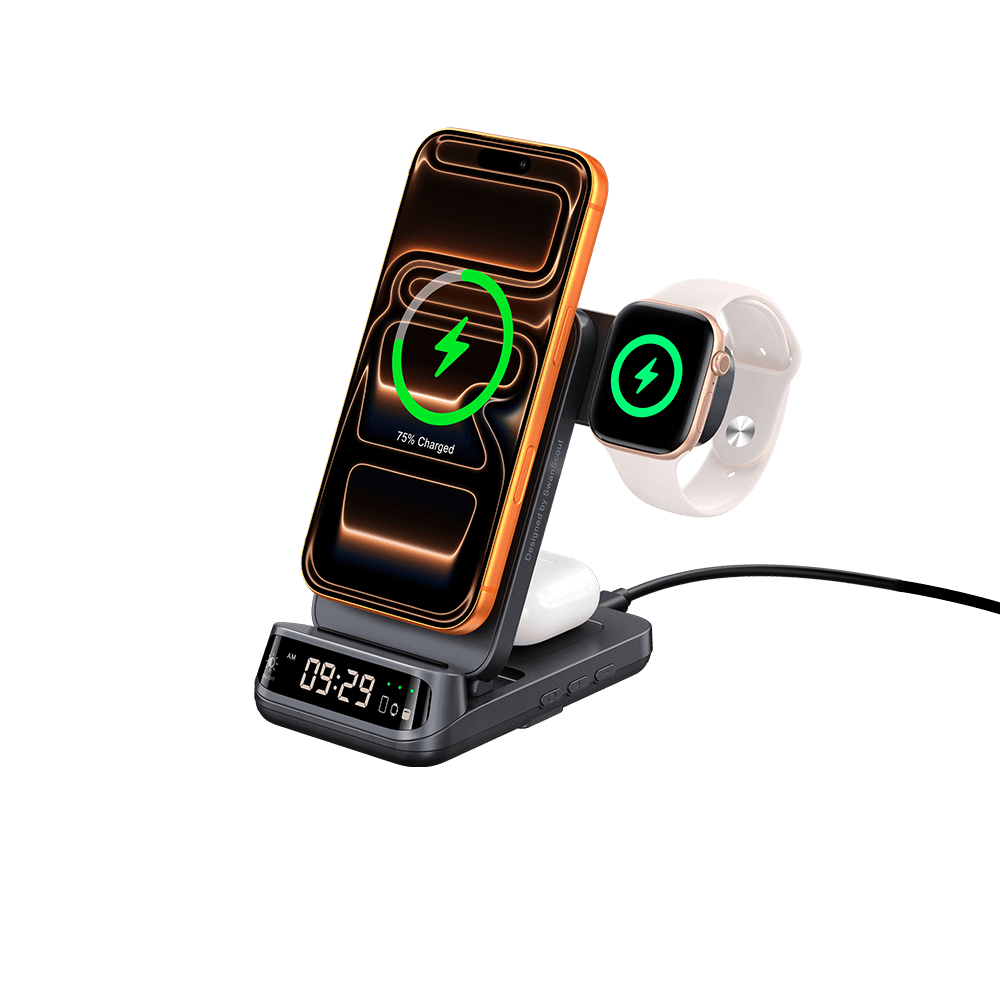 SwanScout 708M(25W) - 25W магнитно безжично зарядно за Apple