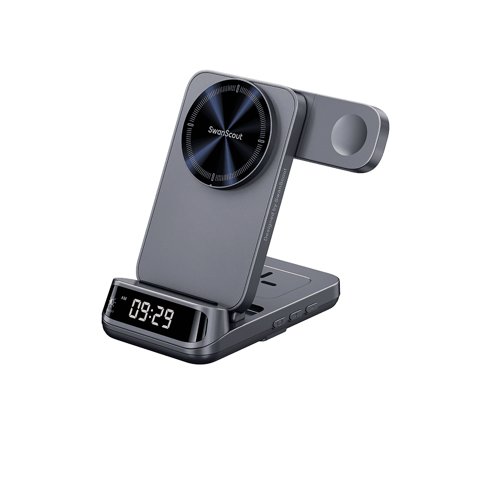 SwanScout 708M(25W) - 25W магнитно безжично зарядно за Apple