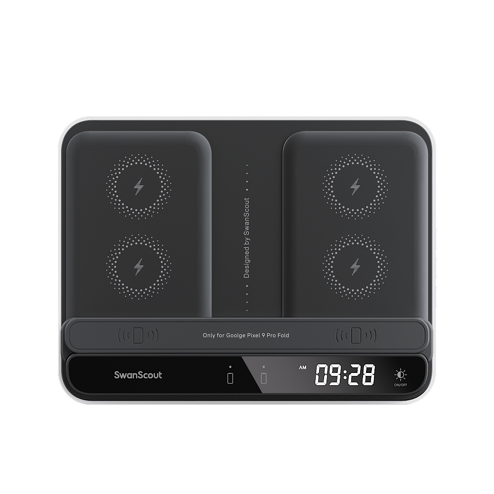 Power up your Pixel Fold wirelessly using the SwanScout 710FG2, an all-in-one solution for your Pixel ecosystem